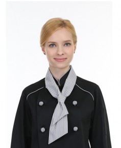 110 - 고리형 회색스트라이프목스카프