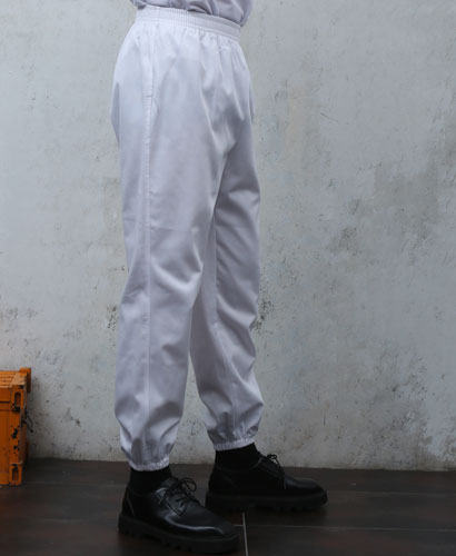 P-13-1  16수 백색 상하고무줄 바지  ㅡ(도톰한원단)남여공용 주머니없음