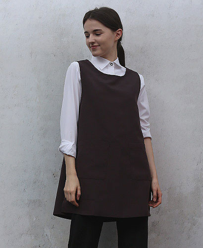 AP-8101 포그니  커피 원피스앞치마