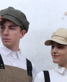 국내 면 팔각모자