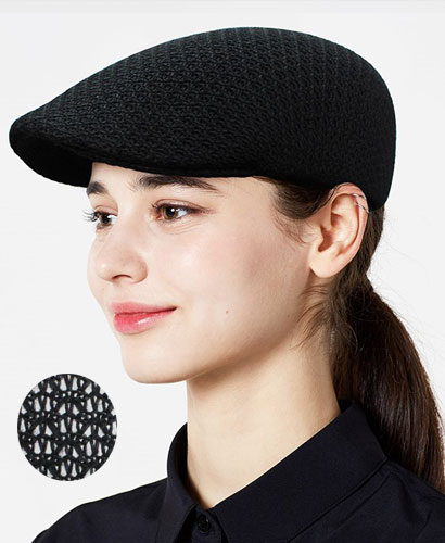 C-571-1 블랙 매쉬 헌팅캡