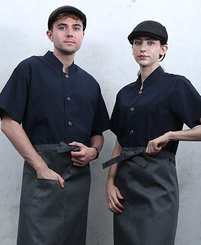 KO-728-3 네이비 원버튼 베이직 반팔 (162)