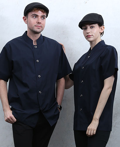 KO-728-3 네이비 원버튼 베이직 반팔 (162)