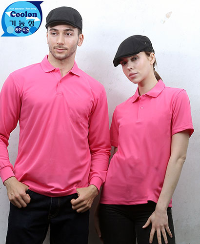 T-19 분홍 쿨론베이직 단체복 ㅡㅡㅡㅡ(주머니 없음)