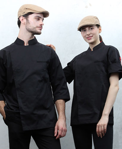 KO-704 유니크 7부 롤업 소매 ㅡㅡㅡㅡ (블랙) (322) (칠부/반팔겸용)