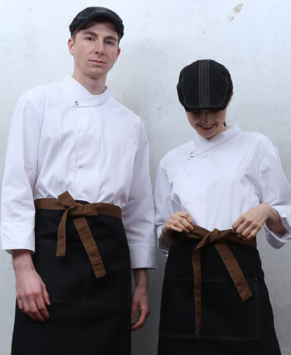 KO-3722 화이트 원버튼 스티치 ㅡㅡㅡ(남녀공용)