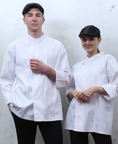 KO-3722 화이트 원버튼 스티치 ㅡㅡㅡ(남녀공용)