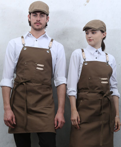 AP-334 커피 주머니포인트 고급 앞치마