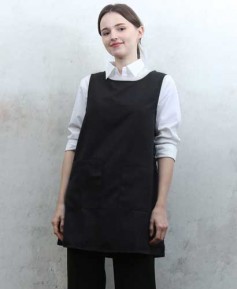 AP-767 검정 무지원피스앞치마ㅡㅡ＃[특대있음]