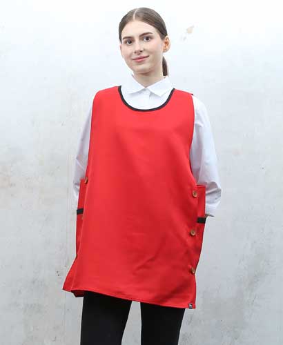 AP-053 레드 사이드 포켓 원피스 [P002]