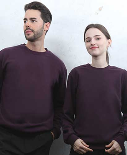 T3-96 동절기 맨투맨 특양면 진보라