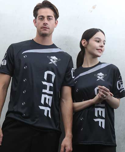 KO-555 진곤 쉐프코트 모양 쉐프T