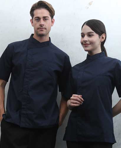 KO-190S-4 히든 크로스넥 네이비 반팔ㅡㅡ (겨드랑이/등판 쿨메시)