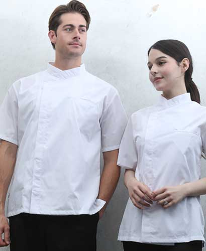 KO-190S-2 히든 크로스넥 화이트 반팔ㅡ (겨드랑이/등판 쿨메시)