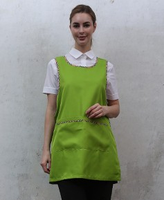 AP-755 연두 체크포인트 원피스  ＃