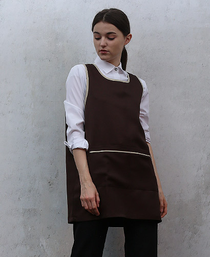 AP-059 커피 베이지띠 원피스＃