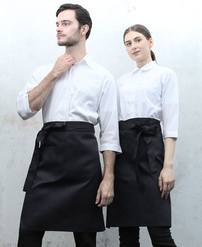 AP-301 검정허리중 앞치마(37)