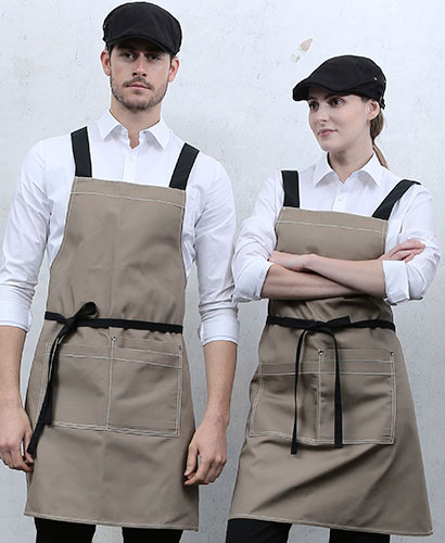 AP-634 연카키 X형 옥스퍼드 앞치마(57)