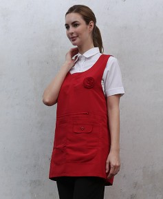 AP-712 자주색 뒤망사 원피스