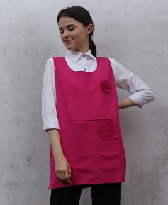 AP-715 핑크 꽃원피스 앞치마