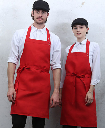 AP-807 적색 카페 스넵앞치마