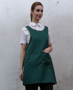 AP-933 녹색 원피스체크바이어스