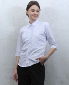 B-118 백색앞레이스 칠부