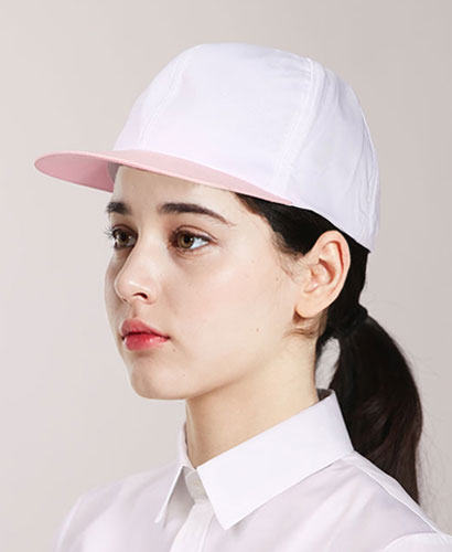 C-110 파스텔 핑크챙 영양사모자