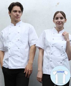 CD-05 반팔 백색 매듭단추 ㅡㅡ 32수 (겨드랑이/등판 쿨메시)