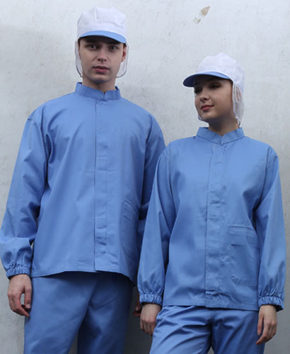 W-124 ★ 30수 진하늘 차이나카라 ㅡㅡ상의＃-(★빅사이즈있음)