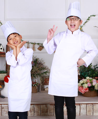 K-20 백색 목걸이 앞치마