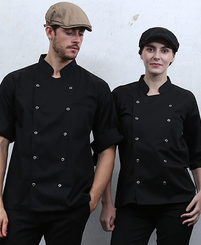 KO-128 검정 기능성 이중소매 스넵 반팔 칠부겸용- (겨드랑이/등판 쿨메시)