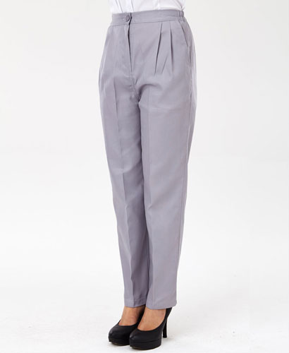 P-15-1 여 그레이 양쪽 밴드형바지