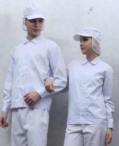 W-04 백색기본상의 (남여공용)