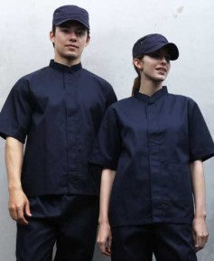 W-126-1 ★ 30수 반팔 네이비 차이나카라 ㅡㅡ상의＃-(빅사이즈있음)