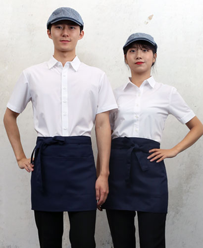 AP-210 곤색미니앞치마